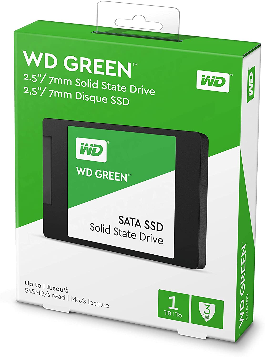 買っ た Western Digital WD Green WDS200T2G0A 2TB 2.5インチ SSD WD Greenシリーズ 入門、工作 